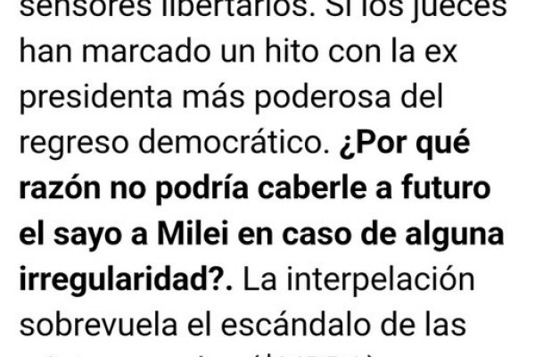 La amenaza de Clarín a Javier Milei: 