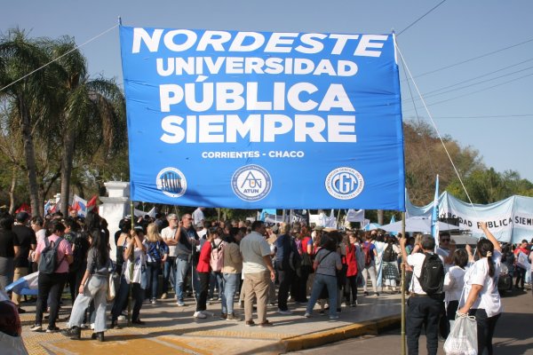 UNNE: hoy movilización de universidades nacionales por más financiamiento