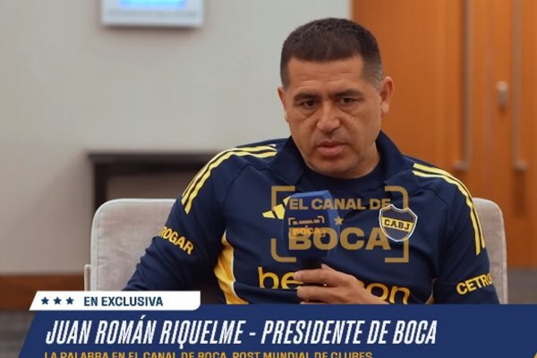 Riquelme, duro con D'Onofrio, River y la prensa: 