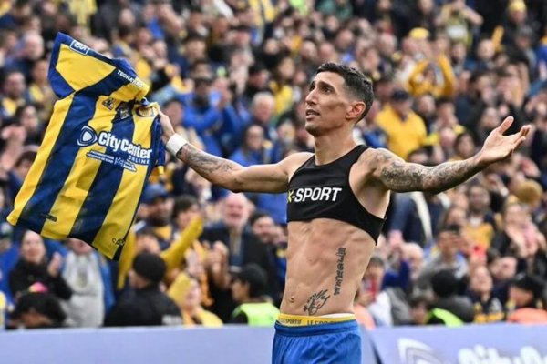 Ángel di María volvió al 'Gigante de Arroyito' para un clásico y ya que estaba metió el gol del triunfo