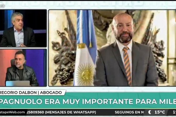 Dalbón reveló una charla con Spagnuolo en la que le aseguró: «Yo lo manejo a Milei»