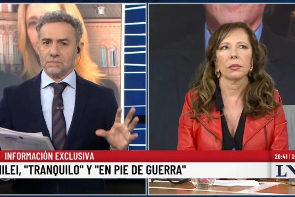 La desesperación de Majul cuando Laura Di Marco le dijo que hay pánico en Casa Rosada por el temor de que aparezcan más audios