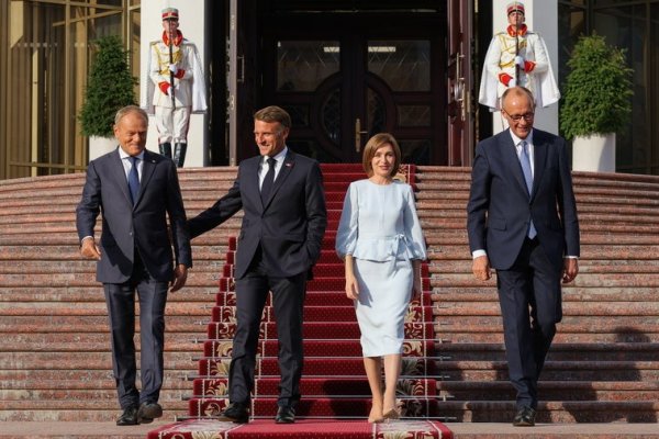 Merz y Macron viajan a Moldavia para frenar la influencia rusa