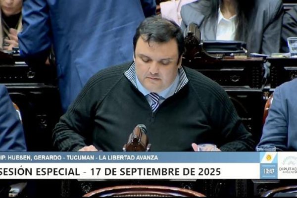 El violento discurso del diputado libertario que acusó de 