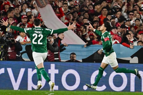 River perdió con Palmeiras en la ida de los cuartos de final de la Copa Libertadores