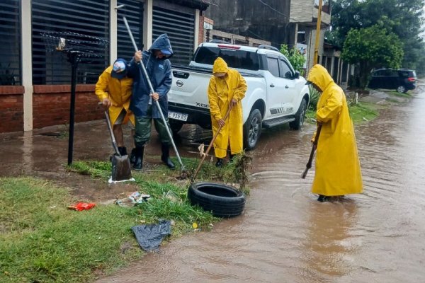 Tras el temporal con 159 mm la ciudad de Corrientes comienza a normalizarse