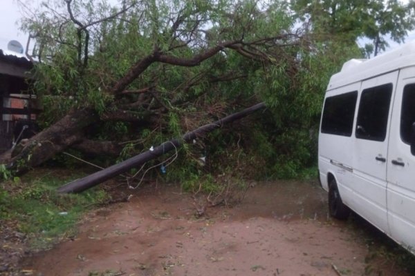 Argentina: cola de tornado sacudió a una localidad correntina