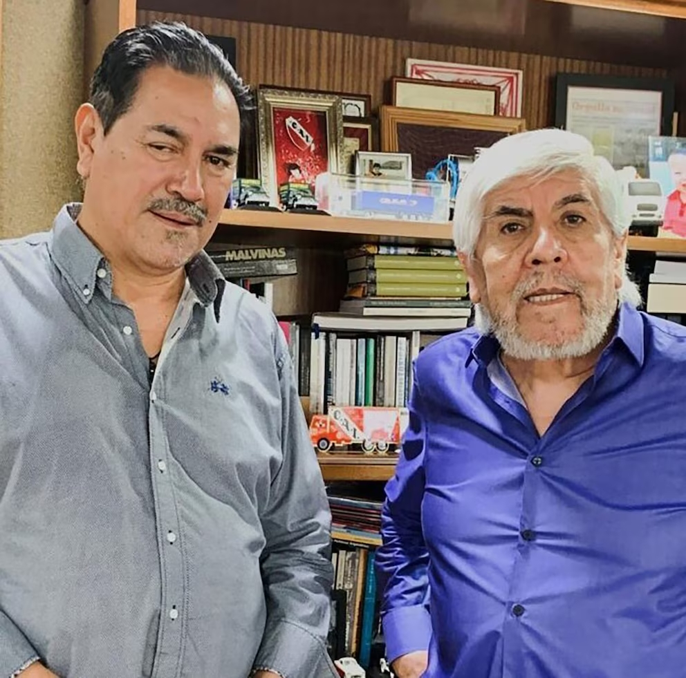 Hugo Moyano y Emilio Rotela, el desplazado l&iacute;der del Sindicato de Camioneros de Corrientes