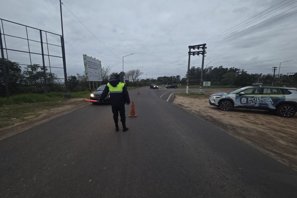 Fin de semana largo: fuerte control policial en rutas provinciales y nacionales
