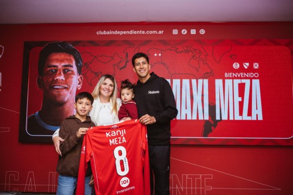 Independiente presentó al correntino Maxi Meza tras quedar libre de River
