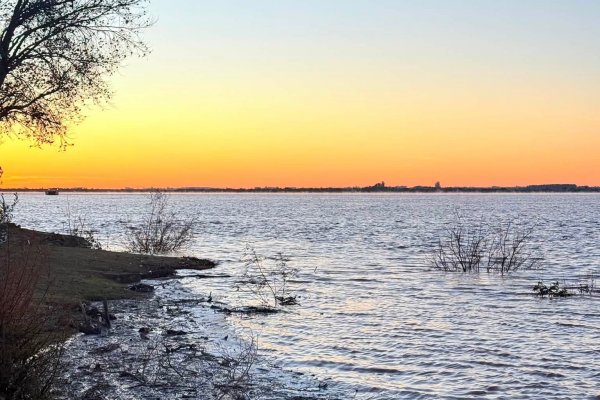 Informe actualizado: crecida del río Uruguay en la costa correntina