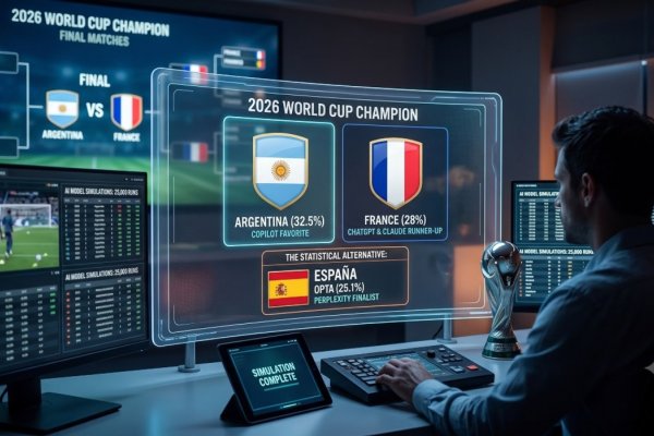 Predicciones del Mundial 2026: ¿Qué Selección ganará la Copa del Mundo según la Inteligencia Artificial?
