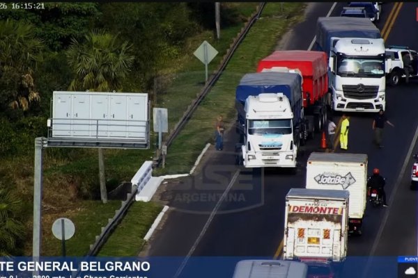 Imágenes de otro accidente en zona del puente Chaco Corrientes