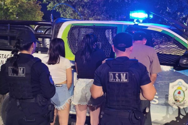 Clonazepam y marihuana: detienen a jóvenes en pleno centro de la ciudad