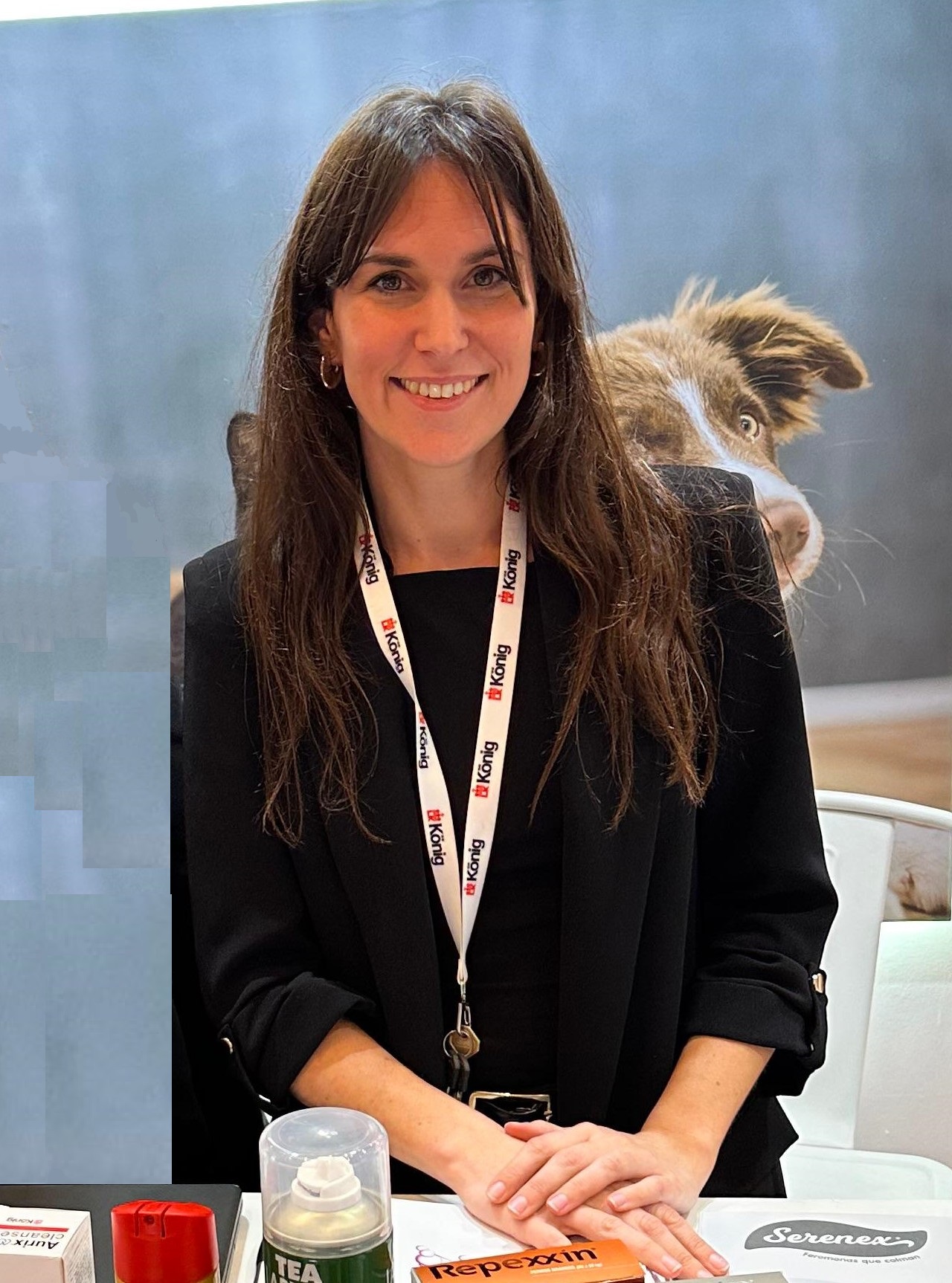 Luc&iacute;a Marcerou, m&eacute;dica veterinaria del laboratorio K&ouml;nig