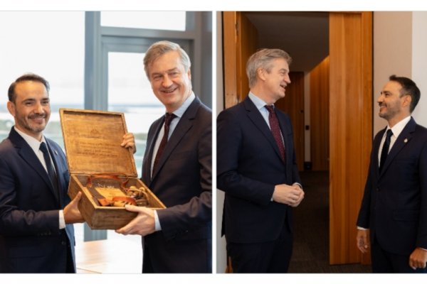 El gobernador de Corrientes recibió al embajador de la Unión Europea