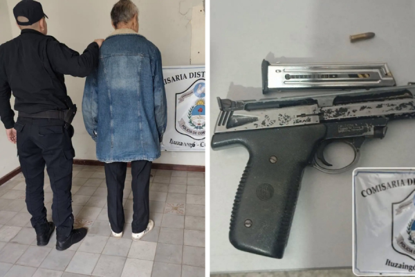 Entró armado a un banco del interior de Corrientes y lo arrestaron